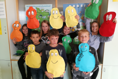 Nadarjeni učenci 5. razredov smo se družili z junaki Barbapapa